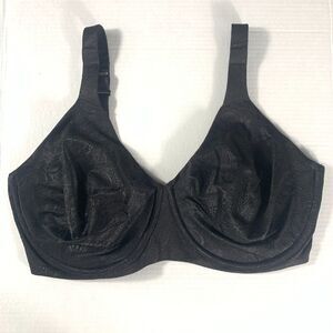 Bali Black Underwire Bra 42DD Full Coverage Supportive Everyday Lingerie